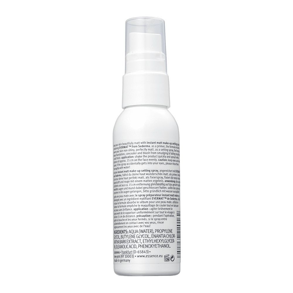 Essence Instant Matte Setting Spray Oil-Free Pakistan
