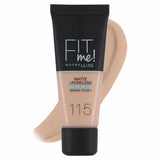 Maybelline New York Fit Me Matte & Poreless Liquid Foundation Tube-30 ml