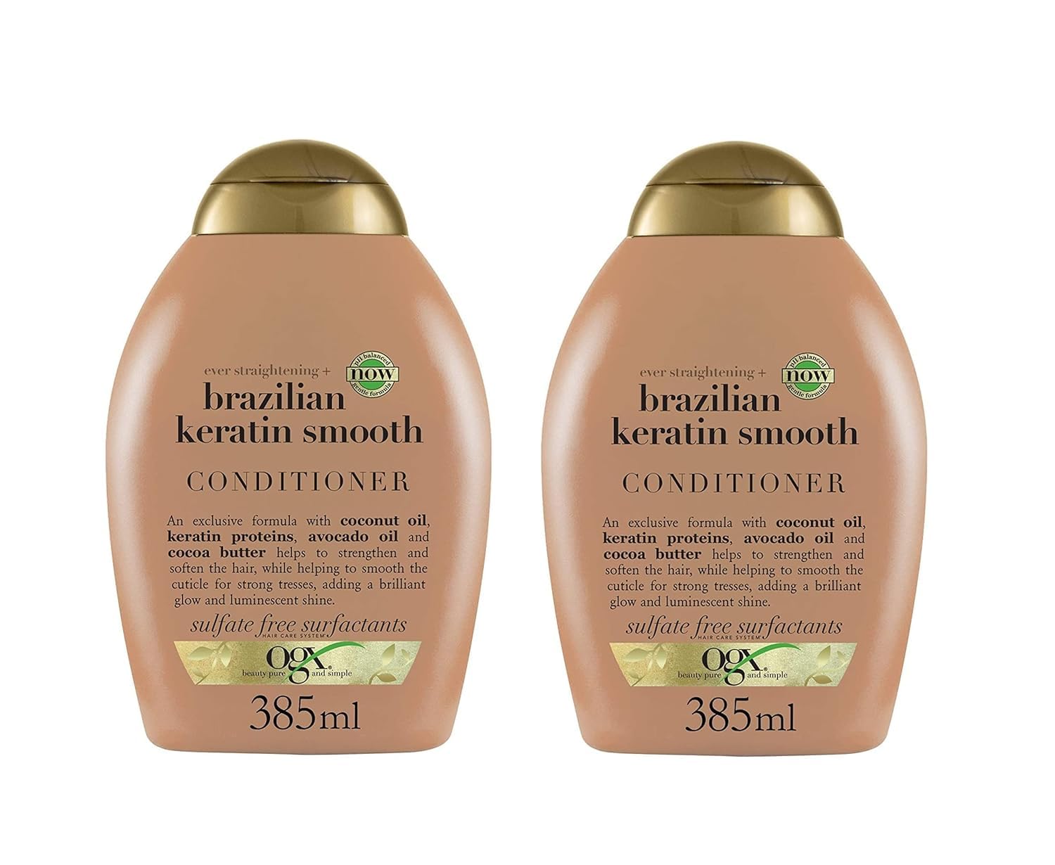 Ogx Ever Straightening Brazilian Keratin Smooth Conditioner 385Ml