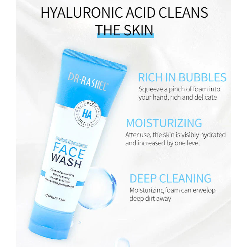 Dr Rashel Hyaluronic Acid Moisturizing Face Wash 100G
