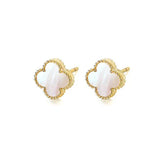 White Clover Earrings