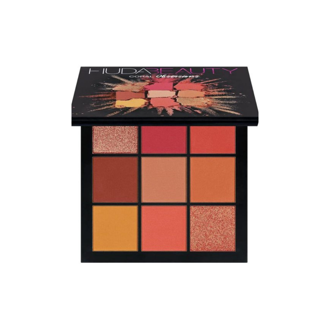 Huda Beauty Coral Obsessions Eyeshadow Palette Pakistan-trendify.pk