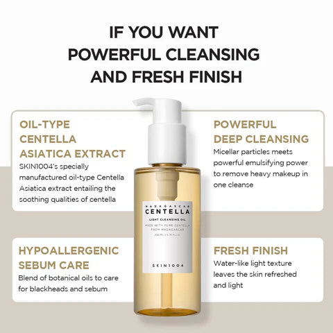Madagascar Centella Light Cleansing Oil- 200ml