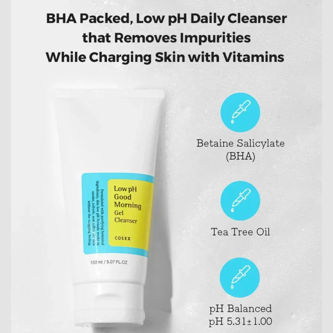 CosRx, Low pH Good Morning Gel Cleanser, 5.07 fl oz (150 ml)