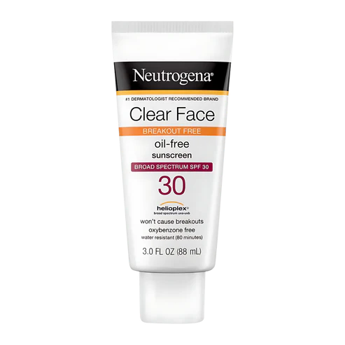 Neutrogena Clear Face - oil free sunscreen SPF 30