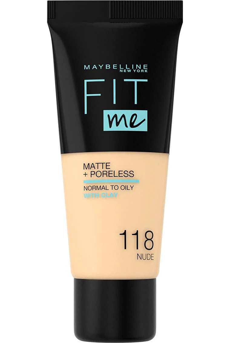 Maybelline New York Fit Me Matte & Poreless Liquid Foundation Tube-30 ml