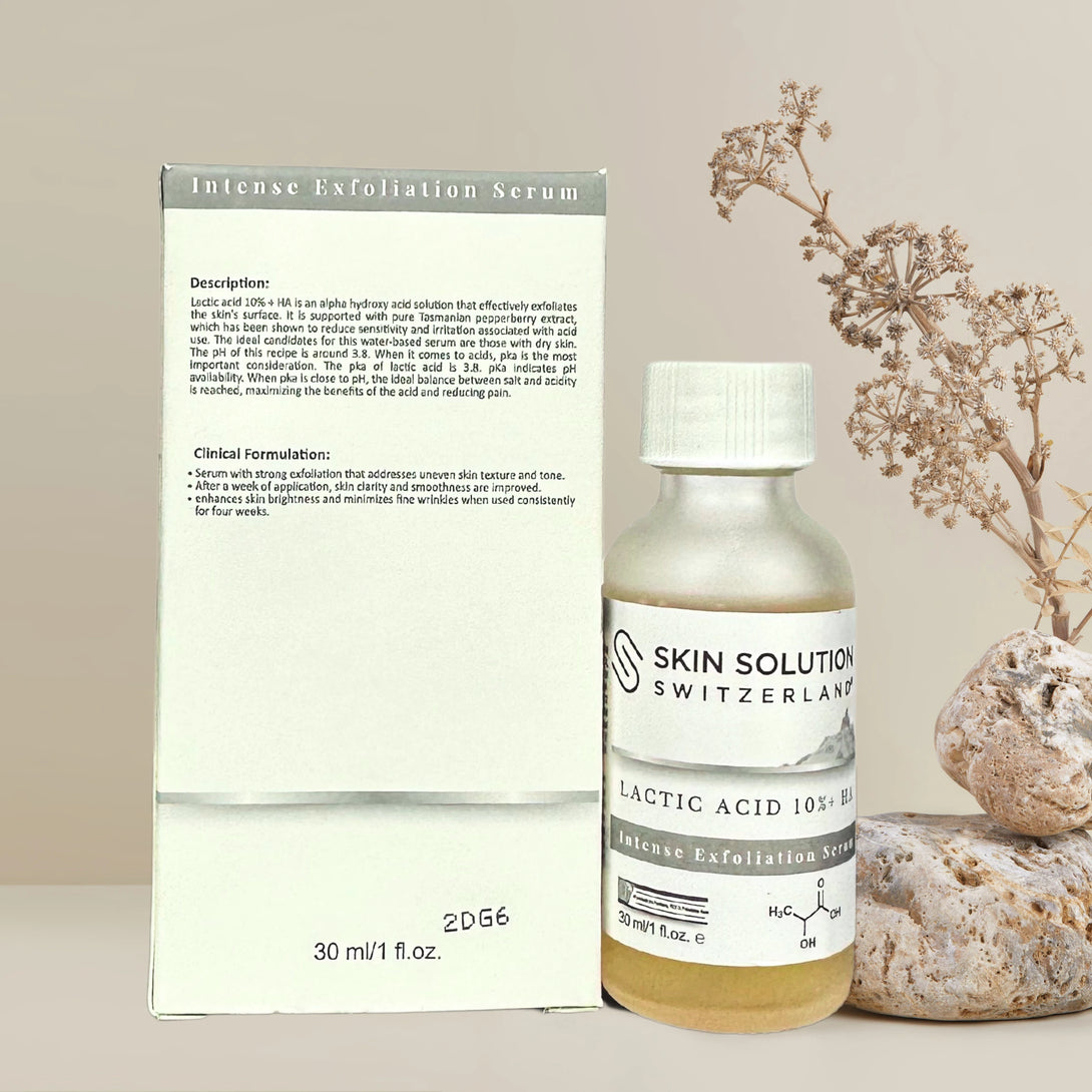 Skin Solution Lactic Acid 10% HA Intense Exfoliating Serum 30ml Pakistan