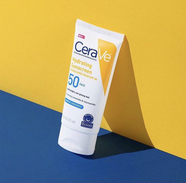 CeraVe Hydrating Mineral Sunscreen SPF 50 Face 75ml Pakistan