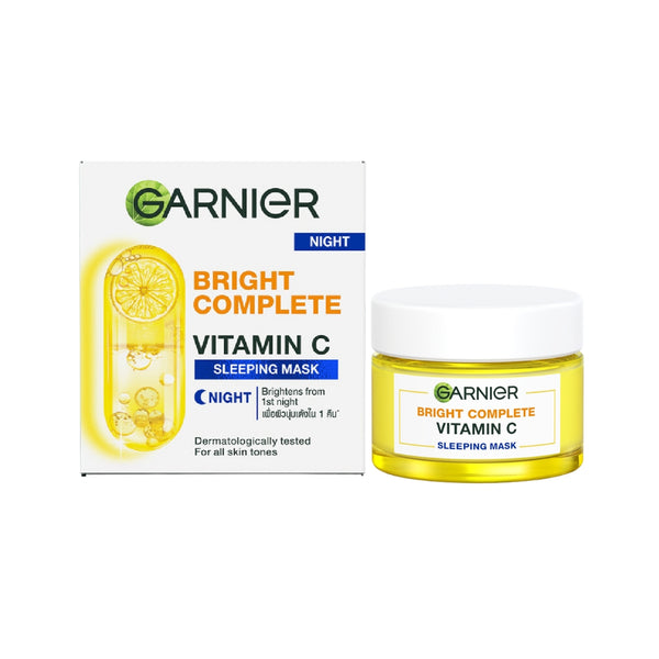 Garnier Bright Complete Vitamin C Yoghurt Sleeping Mask Night Cream 50ml