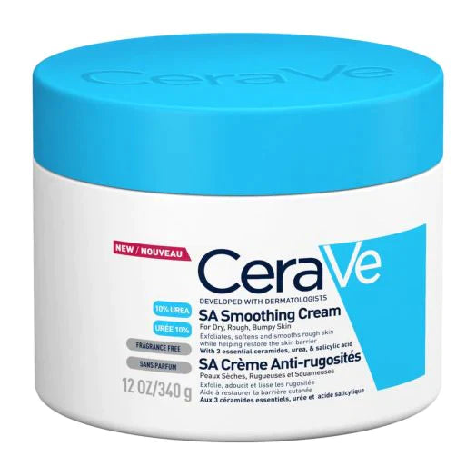 CeraVe SA Smoothing Cream 340g Rough Bumpy Skin- trendifypk
