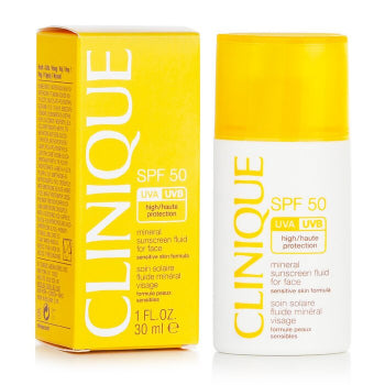 Clinique SPF 50 Mineral Sunscreen Fluid For Face 30ml