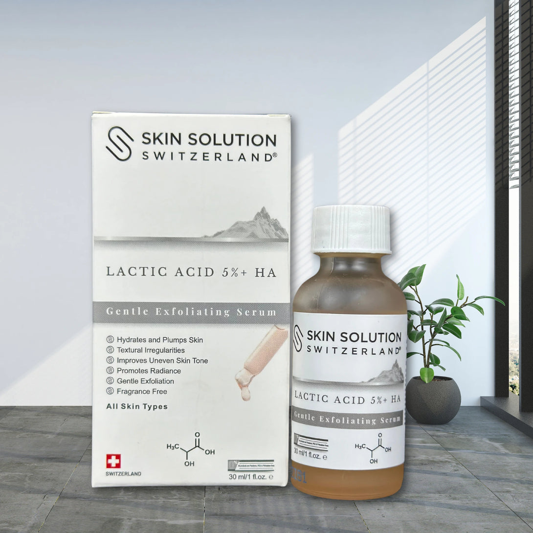 Skin Solution Lactic Acid 5 HA Exfoliating Serum 30ml Pakistan