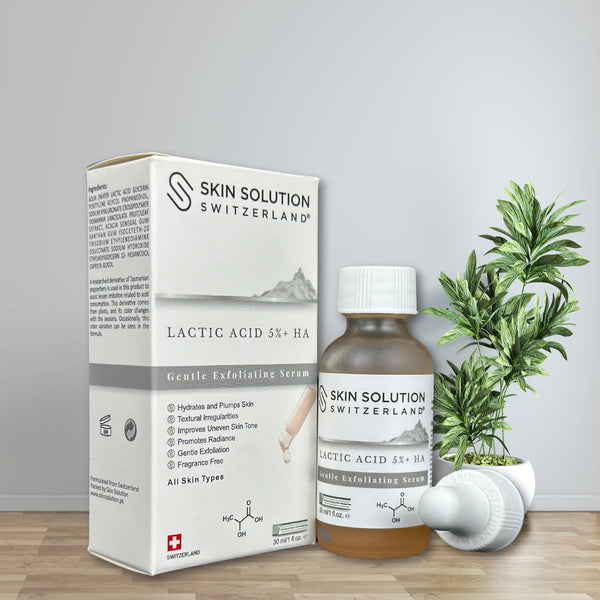 Skin Solution Lactic Acid 5 HA Exfoliating Serum 30ml Pakistan