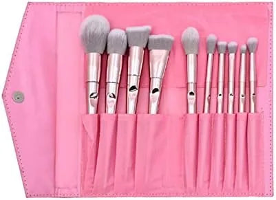 Mini 4-in-1 Retractable Makeup Brush Pink Pakistan