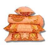 Rusty Peach Fancy Bed Sheet Set