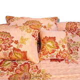 Rusty Peach Fancy Bed Sheet Set