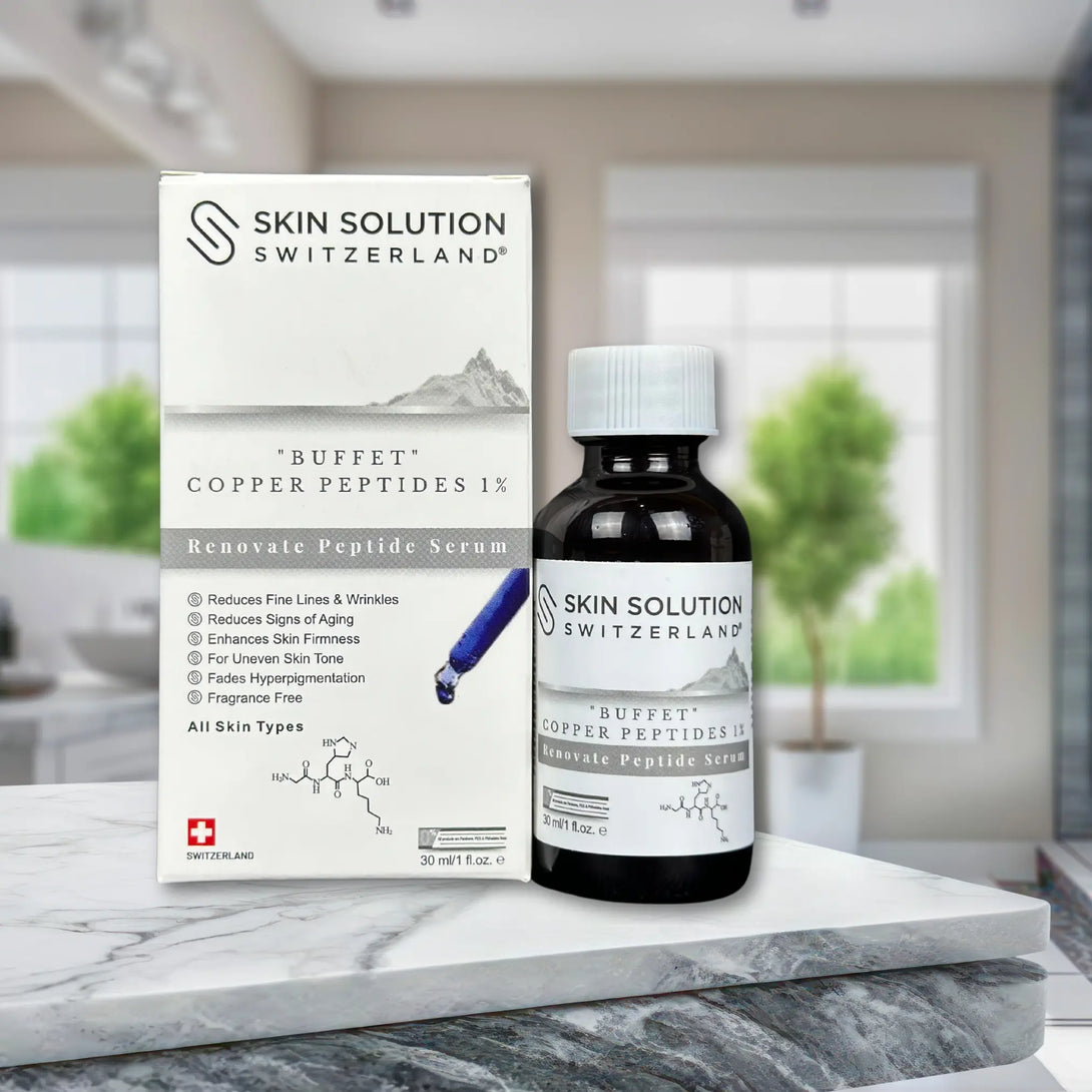 Skin Solution Buffet Copper Peptides Anti Aging Serum 30ml Pakistan