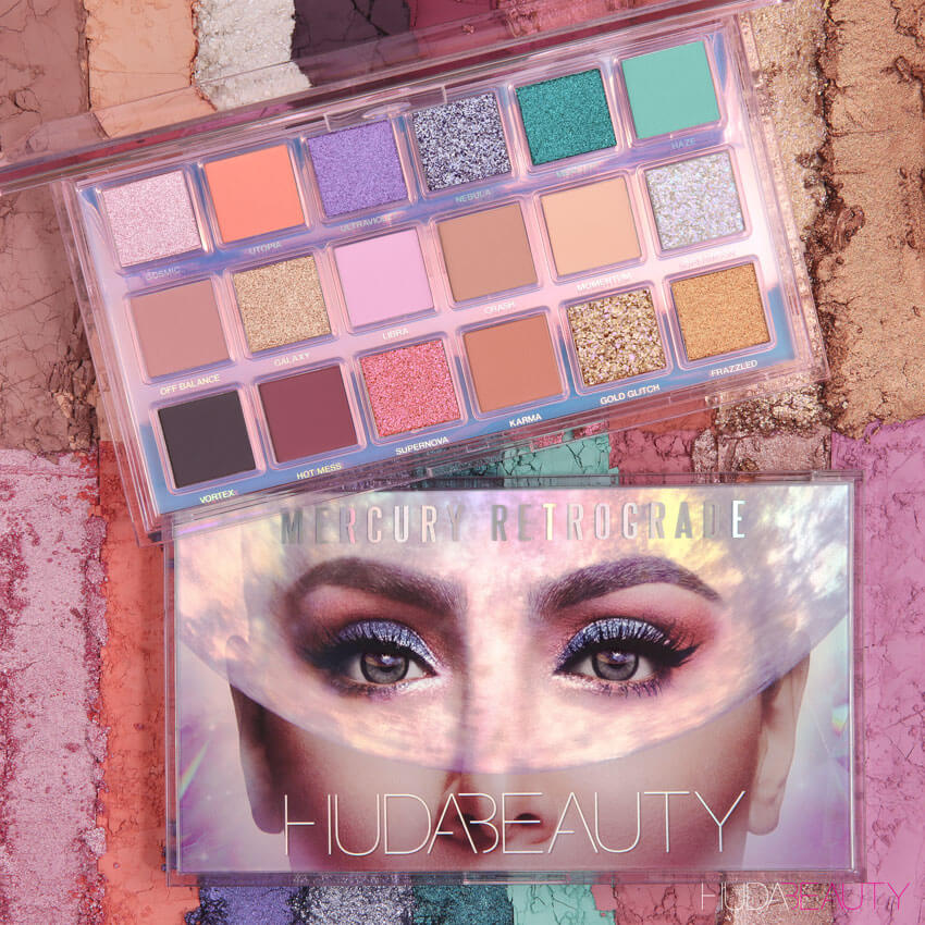 Huda Beauty Mercury Retrograde Eyeshadow Palette Pakistan-trendify.pk