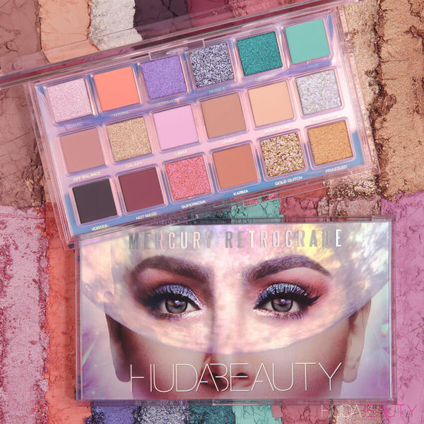Huda Beauty Mercury Retrograde Eyeshadow Palette Pakistan-trendify.pk