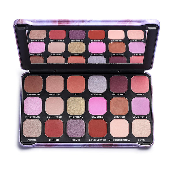 Makeup Revolution Forever Flawless Unconditional Love Eyeshadow Palette 18 Color