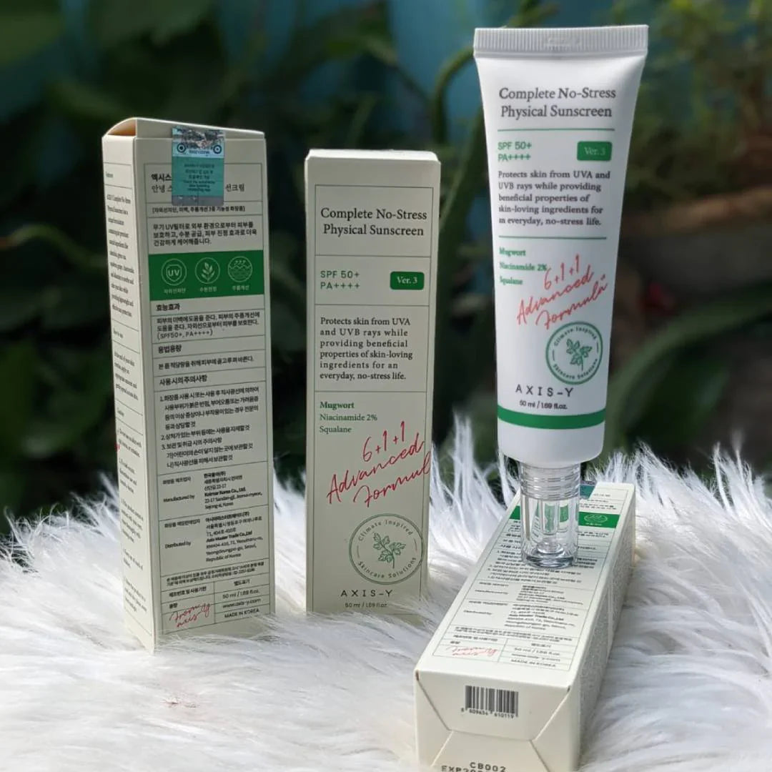 AXIS-Y No-Stress Physical Sunscreen SPF50+ Pakistan
