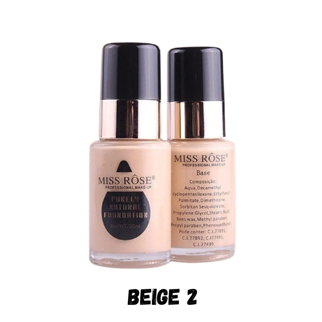 Miss Rose Professional MakeUp Natural Foundation 30ML-trendify.pk