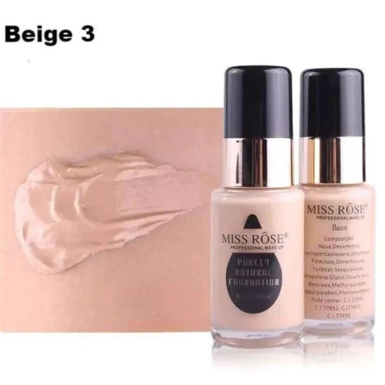 Miss Rose Professional MakeUp Natural Foundation 30ML-trendify.pk