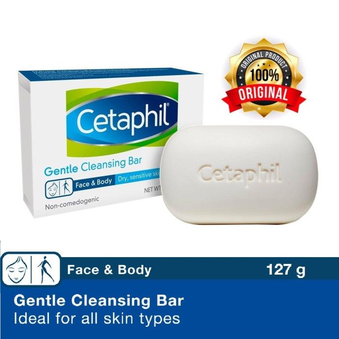 Cetaphil Gentle Cleansing Bar 127g Pakistan-trendify.pk