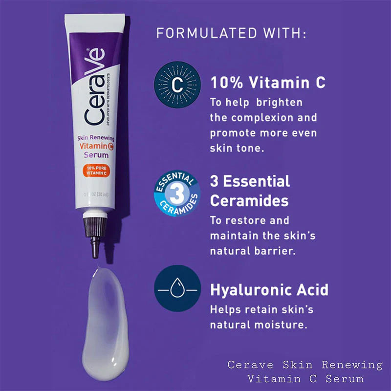 CeraVe Skin Renewing Vitamin C Serum 30ml Pakistan