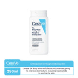 Cerave Sa Body Wash For Rough & Bumpy Skin 296Ml