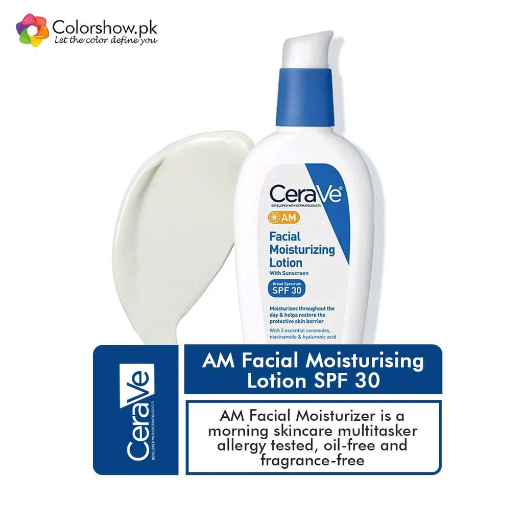 CeraVe AM Facial Moisturizing Lotion SPF 30 89ml Pakistan