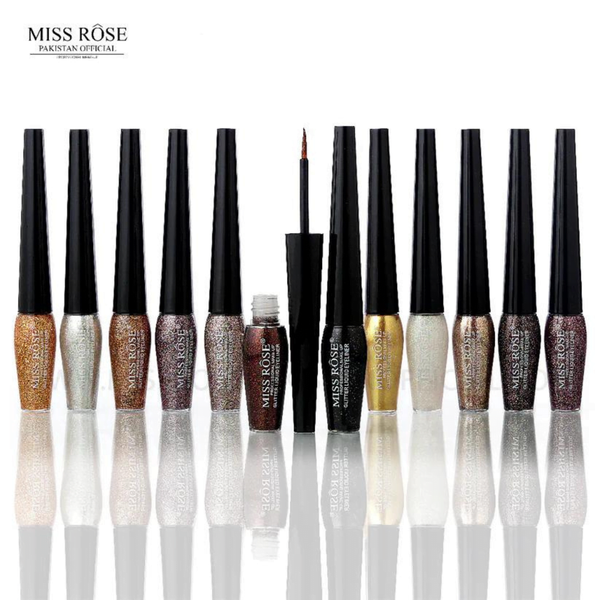 Miss Rose Glitter Color Eyeliner