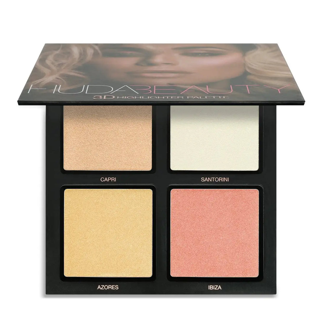 Huda Beauty 3D Highlighter Pink Sand Edition Pakistan-trendify.pk