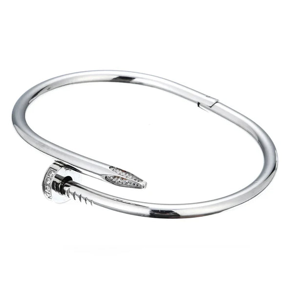 Silver Nail Bangle