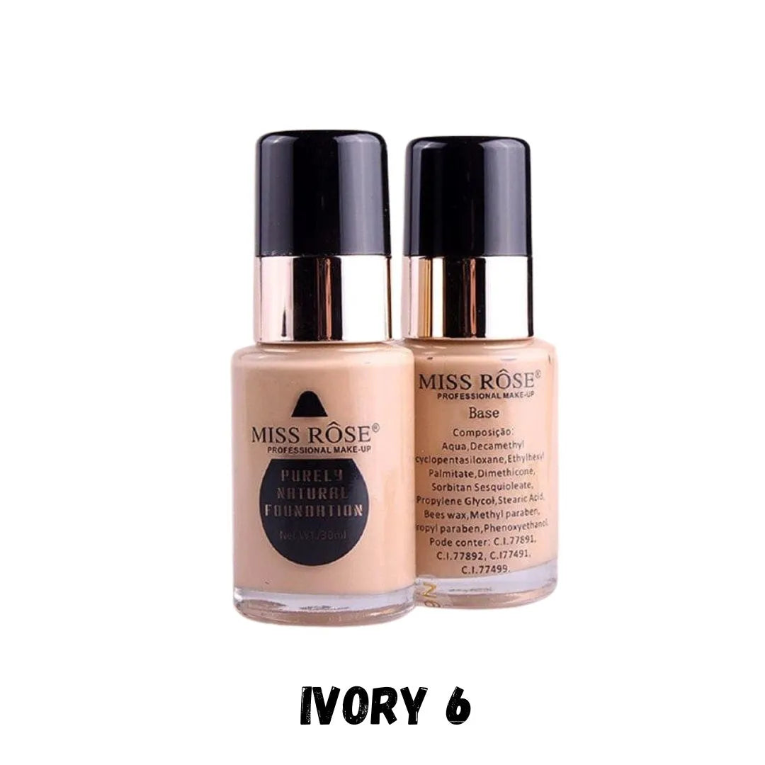 Miss Rose Professional MakeUp Natural Foundation 30ML-trendify.pk