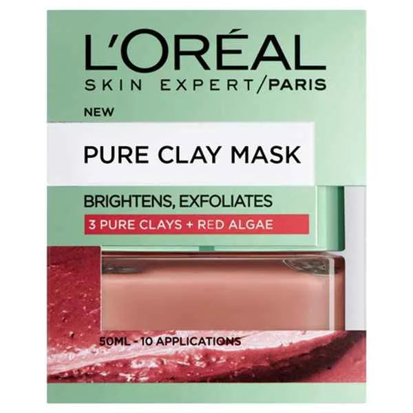 L'Oréal Pure Clay Exfoliating Face Mask 50ml Pakistan