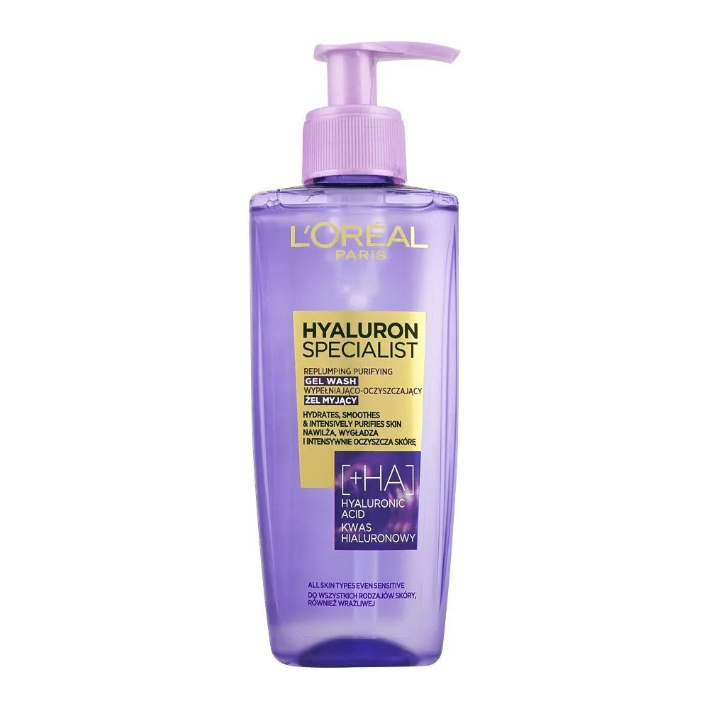 L'Oréal Hyaluron Specialist Gel Face Wash 200ml Pakistan-trendify.pk