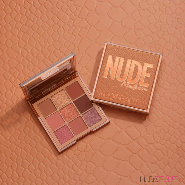 Huda Beauty Nude Medium Eyeshadow Palette Pakistan-trendify.pk