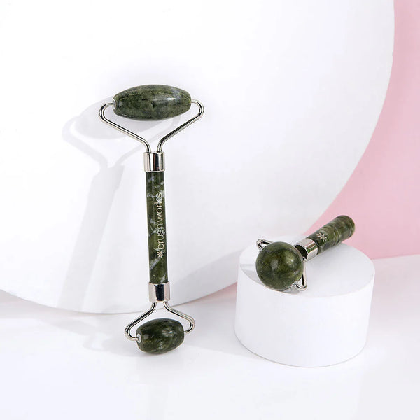 Brush Works Jade Roller & Globe Set