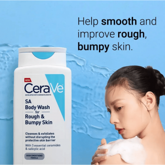 CeraVe SA Body Wash for Rough Bumpy Skin 296ml Pakistan