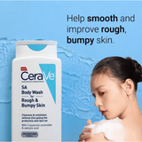 Cerave Sa Body Wash For Rough & Bumpy Skin 296Ml