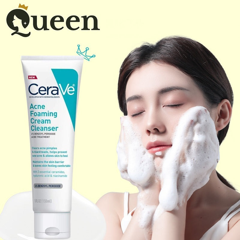 CeraVe Acne Foaming Cream Cleanser 4% Benzoyl Peroxide 150ml Pakistan