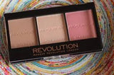 Makeup Revolution Ultra Contour Kit Fair C01 Bronzer / Highlighter & Blush