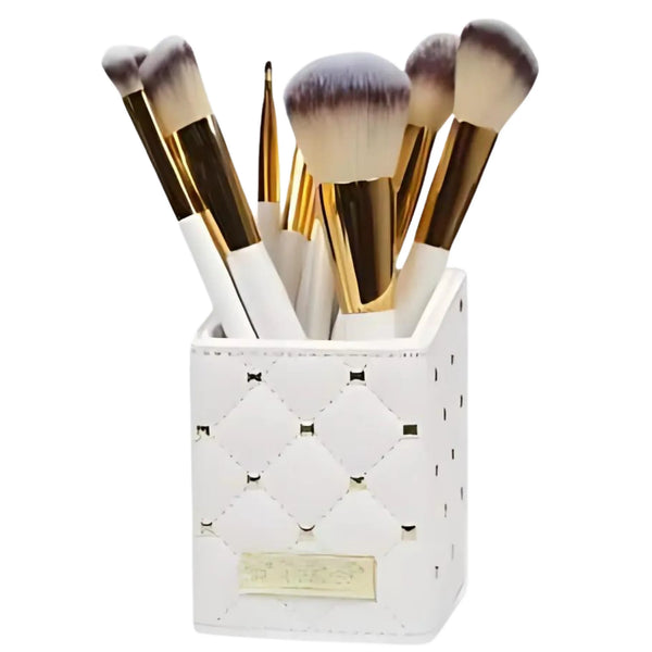 BH Cosmetics White Studded Elegance 12 Pc Brush Set