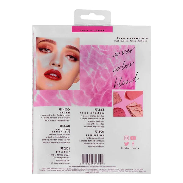 Real Techniques 5-Piece Everyday Essential Brush Set Pakistan