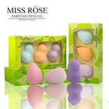 Miss Rose Pack of 3 Beauty Blender Makeup Puff