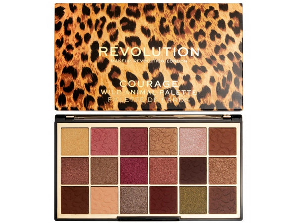 Makeup Revolution Courage Wild Animal Eyeshadow Palette 18 Shades