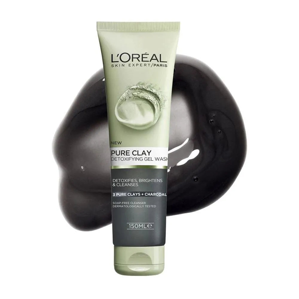 L'Oréal Paris Pure Clay Detox Face Wash 150ml Pakistan-trendify.pk
