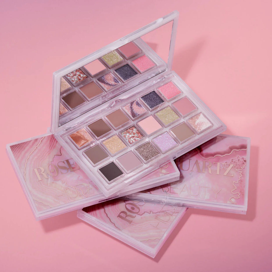 Huda Beauty Rose Quartz Eyeshadow Palette Pakistan-trendify.pk