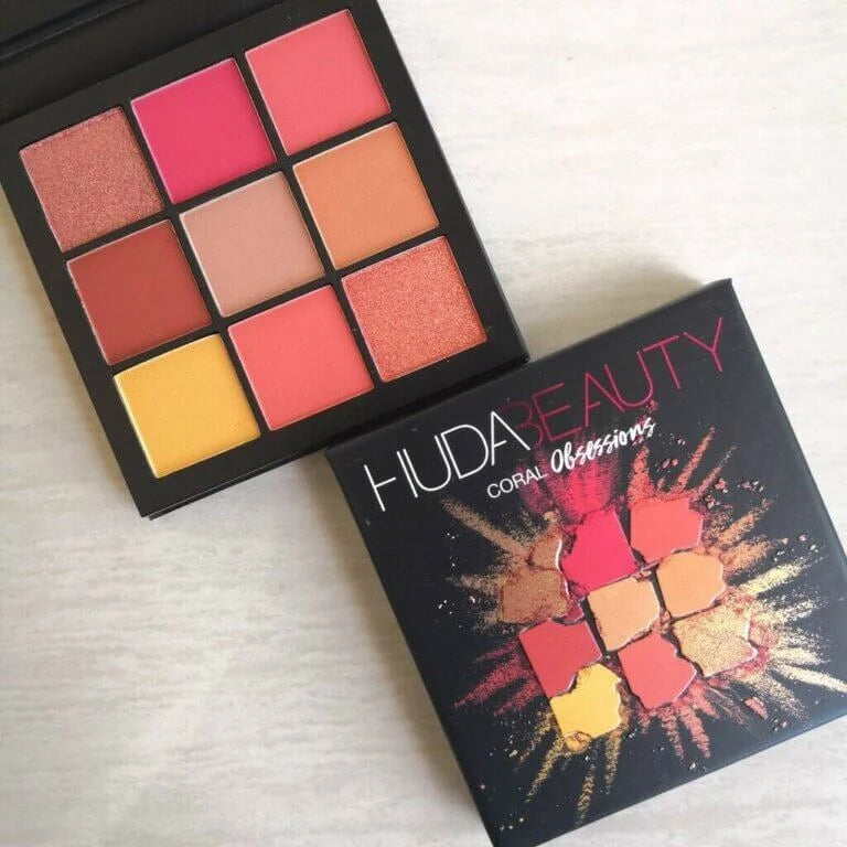Huda Beauty Coral Obsessions Eyeshadow Palette Pakistan-trendify.pk